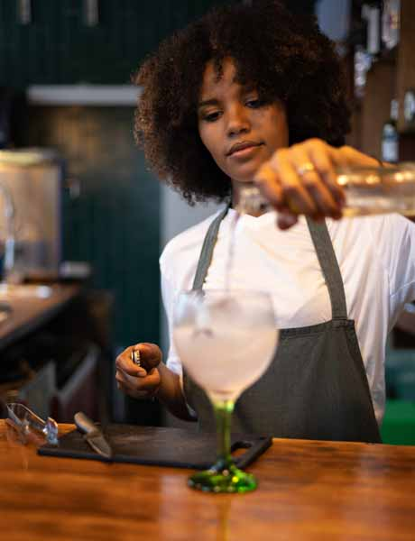 Craft cocktail menu created by a South Florida mixologist for hire